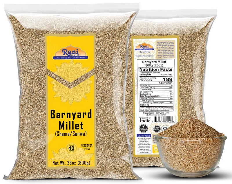Rani Barnyard Millet (Echinochloa Esculenta Frumantacea) Whole {3 Sizes Available}