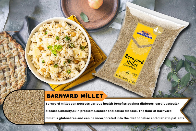 Rani Barnyard Millet (Echinochloa Esculenta Frumantacea) Whole {3 Sizes Available}