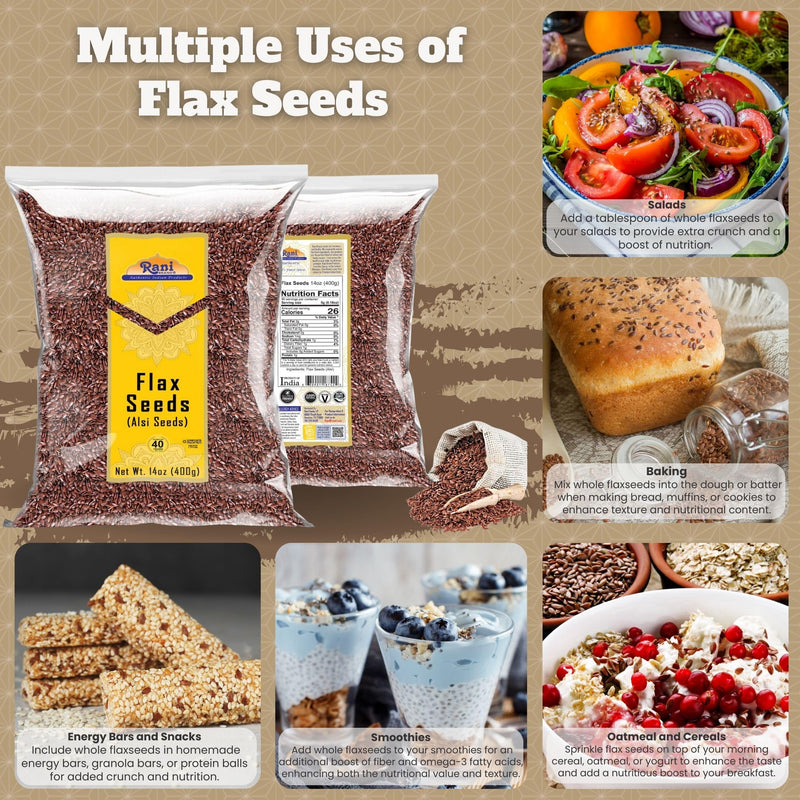 Rani Flax Seeds {3 Sizes Available}