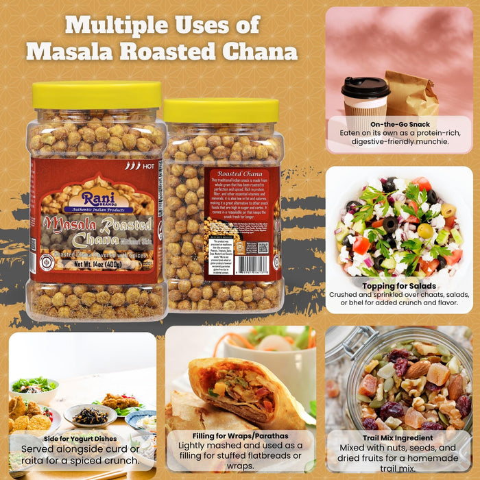 Rani Roasted Chana {7 Tasty Flavors}