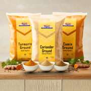 Rani Turmeric Ground, Coriander Powder, Cumin 3.5oz