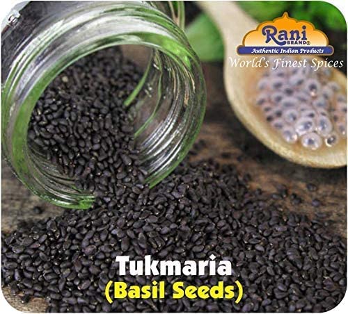 Rani Tukmaria  (Natural Holy Basil Seeds) {4 Sizes Available}