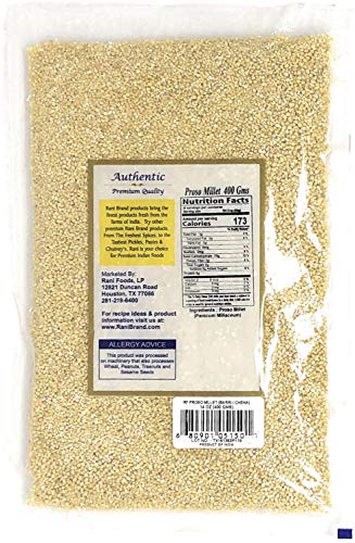 Rani Proso Millet (Panicum Millaceum) Whole Ancient Grain Seeds ~ All Natural | Gluten Friendly | NON-GMO | Vegan | Barri / Chena / Variga / Baragu