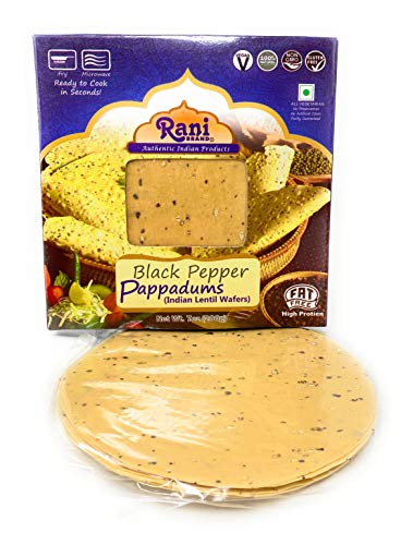 Rani Pappadums (Indian Lentil Wafer Snack) {6 Varieties Available}