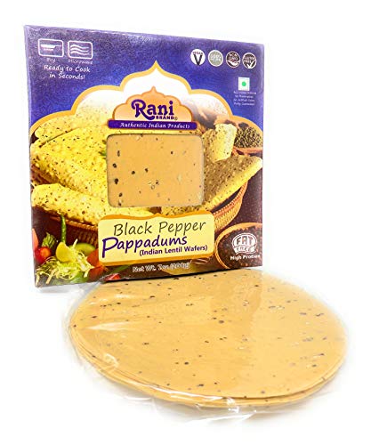 Rani Pappadums (Indian Lentil Wafer Snack) {6 Varieties Available}