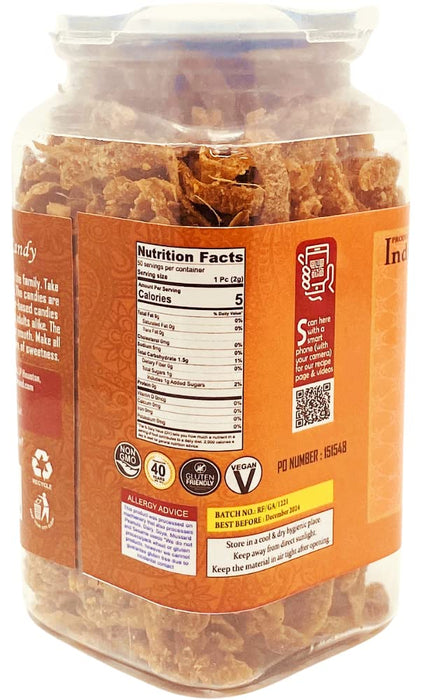 Rani Ginger Amla Candy 3.5oz (100g) Vacuum Sealed, Easy Open Top, Resealable Container ~ Indian Tasty Treats | Vegan | Gluten Friendly | NON-GMO