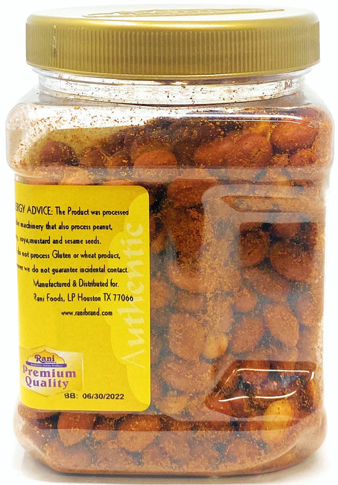 Rani Roasted Masala Peanuts 14oz (400g) PET Jar ~ Freshly Made | All Natural | Gluten Friendly | Product of USA ~ Spanish Grade Groundnut