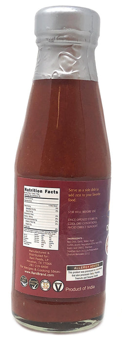 Rani Chili Garlic Sauce 7oz (200g) Glass Jar, Perfect for dipping, Savory Dishes & french fries! ~ Gluten Free | NON-GMO | No Colors | Indian Origin