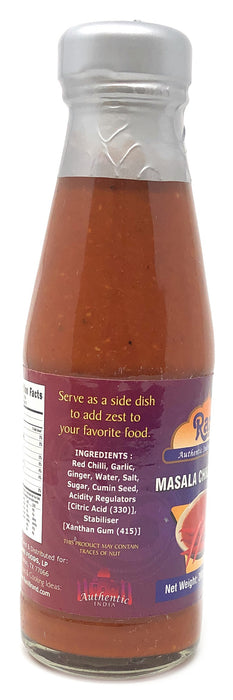 Rani Masala (Indian Spice) Chilli Sauce 7oz (200g) Glass Jar, Vegan, Perfect for dipping, Savory Dishes & french fries! ~ Gluten Free | NON-GMO | No Colors | Indian Origin