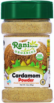 Rani Organic Cardamom (Elachi) Ground, Powder 3oz