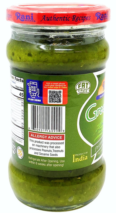 Rani Green Chilli Cooking Paste 10.58oz (300g) Glass Jar, Pack of 5+1 FREE ~ Vegan | Gluten Free | NON-GMO | No Colors | Indian Origin