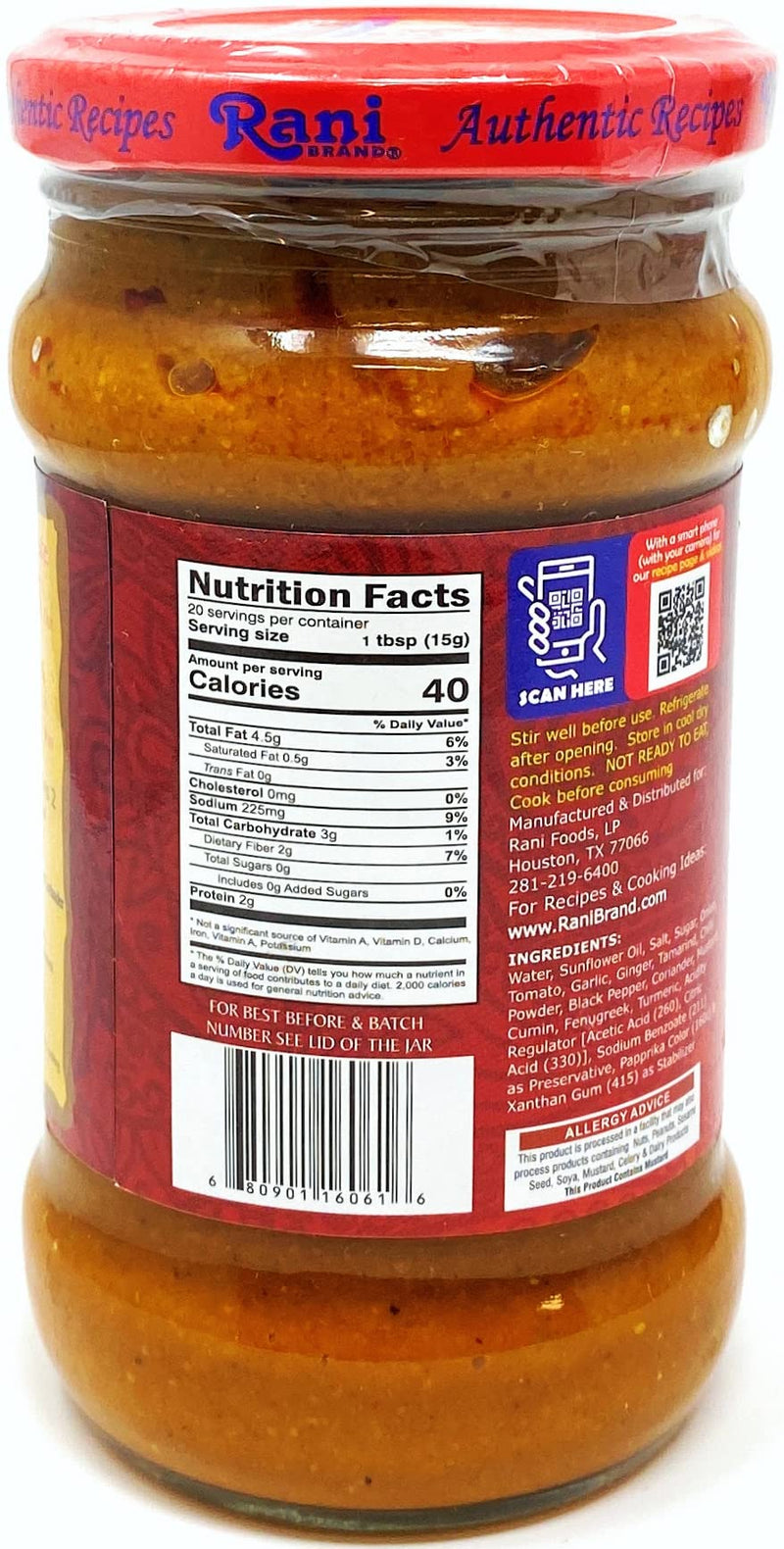 Rani Kebab Masala Paste for Meat Dishes 10.5oz (300g) Glass Jar, Pack of 5+1 FREE ~ No Colors | All Natural | NON-GMO | Vegan | Gluten Free