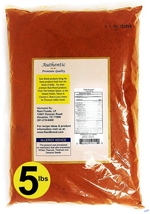 Rani Chilli Powder Regular and Extra Hot {19 Sizes Available}