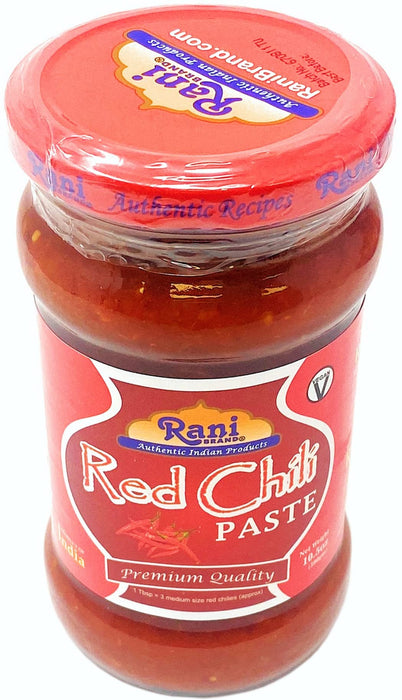 Rani Red Chilli Cooking Paste 10.58oz (300g) Glass Jar, Pack of 5+1 FREE ~ Vegan | Gluten Free | NON-GMO | No Colors | Indian Origin