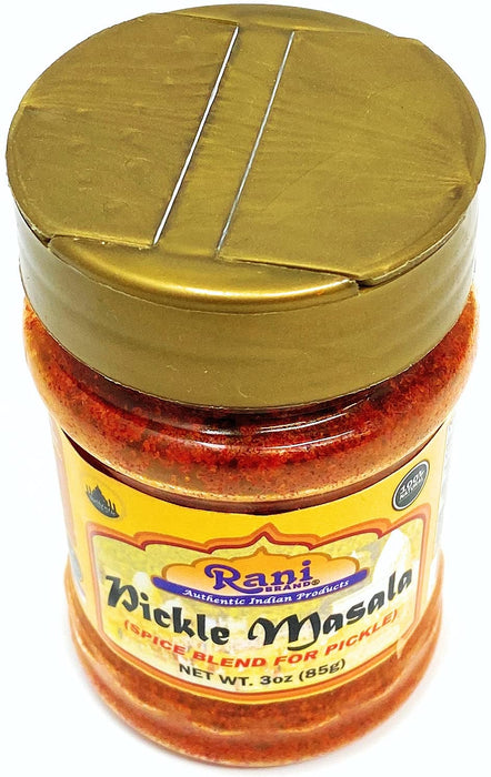 Rani Pickle (Achar) Masala Natural Indian Spice Blend 3oz (85g) PET Jar ~ All Natural | Vegan | Gluten Friendly | NON-GMO | No colors | Indian Origin