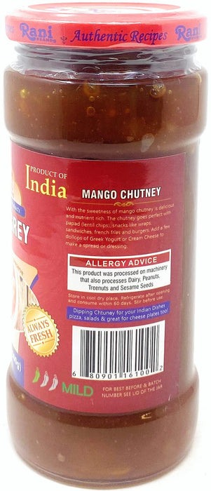 Natural Great Quality Rani Major Grey Mango Chutney 