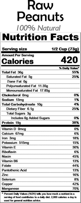 Rani Peanuts, Raw Whole With Skin (uncooked, unsalted) ~ All Natural | Fresh Product of USA ~ Spanish Grade Groundnut / Redskin {9 Sizes Available}