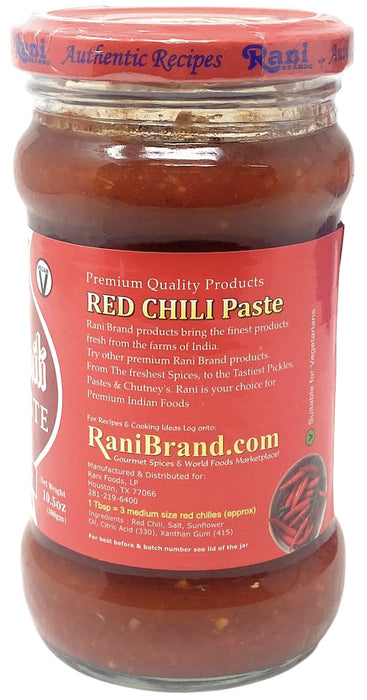 Rani Red Chilli Cooking Paste 10.58oz (300g) Glass Jar, Pack of 5+1 FREE ~ Vegan | Gluten Free | NON-GMO | No Colors | Indian Origin