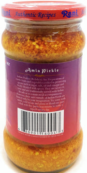 10.5oz Rani Amla Pickle (Spicy Gooseberry Relish with Spices)