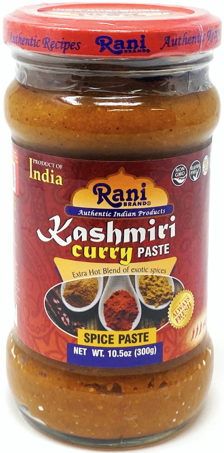 Rani Kashmiri Masala Curry Paste 10.5oz (300g) Glass Jar, Pack of 5+1 FREE ~ All Natural | NON-GMO | Vegan | Gluten Free | Indian Origin
