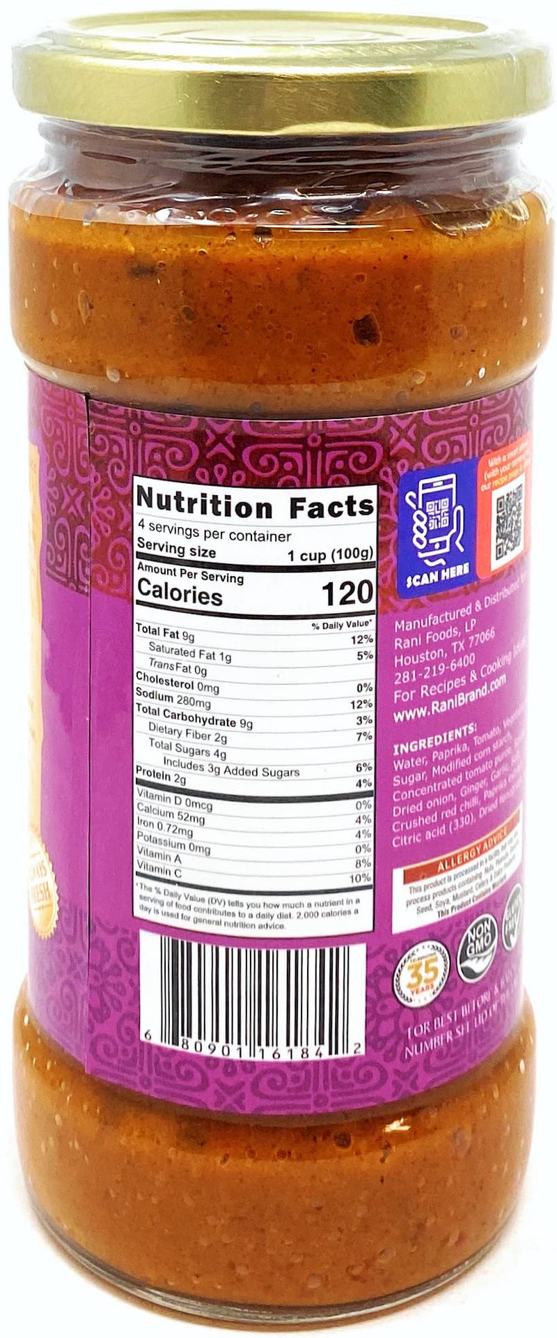 Best Great Quality Rani Chili Chicken Vegan Simmer Sauce