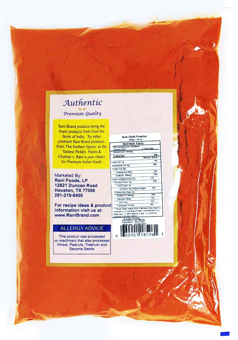 Rani Chilli Powder Regular and Extra Hot {19 Sizes Available}