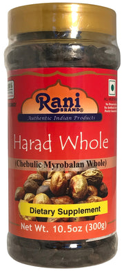 Rani Harad Whole (Chebulic Myrobalan) 10.5oz