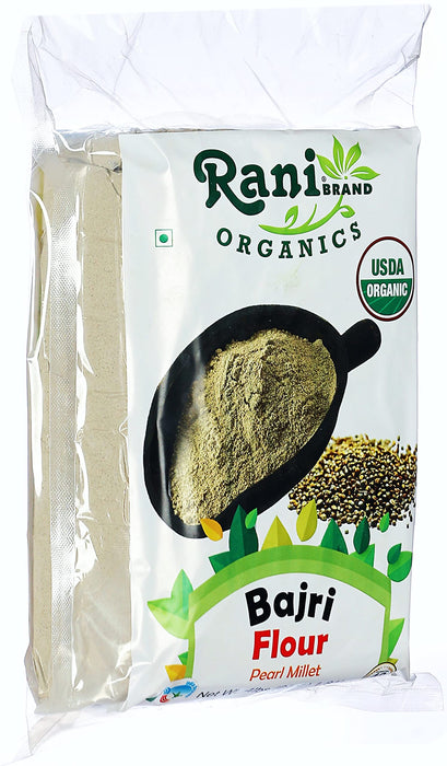Rani Organic Bajri Flour (Pearl Millet) 64oz (4lbs) 1.81kg Bulk ~ All Natural | Gluten Friendly | NON-GMO | Indian Origin | USDA Certified Organic