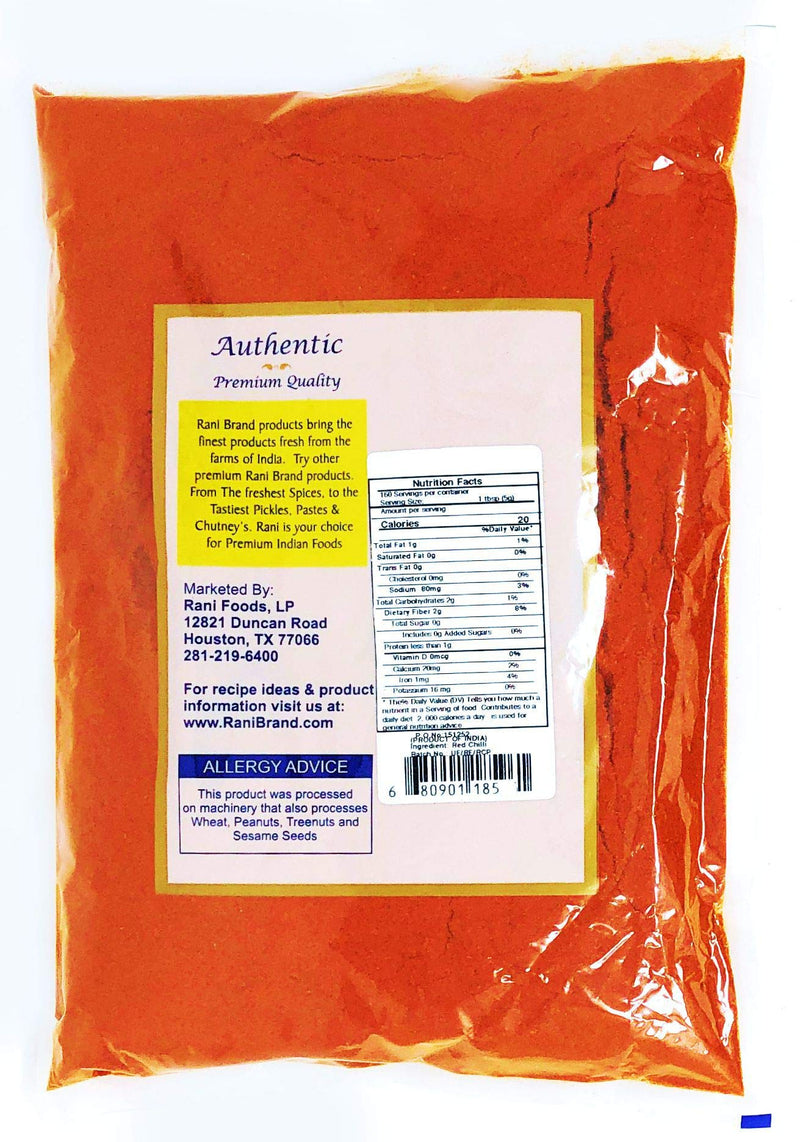Rani Chilli Powder Regular and Extra Hot {19 Sizes Available}