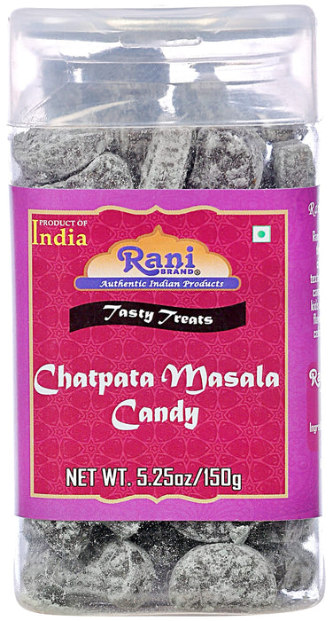 Rani Chatpata Masala Candy 5.25oz (150g) Vacuum Sealed, Easy Open Top, Resealable Container ~ Indian Tasty Treats | Vegan | Gluten Friendly | NON-GMO