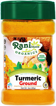 Rani Organic Turmeric (Haldi) Root Powder 3oz