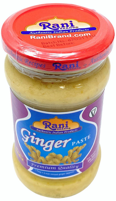 Rani Ginger Cooking Paste 10.58oz (300g) Glass Jar, Pack of 5+1 FREE ~ Vegan | Gluten Free | NON-GMO | No Colors | Indian Origin