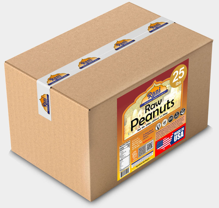 Rani Peanuts, Raw Whole With Skin (uncooked, unsalted) ~ All Natural | Fresh Product of USA ~ Spanish Grade Groundnut / Redskin {9 Sizes Available}