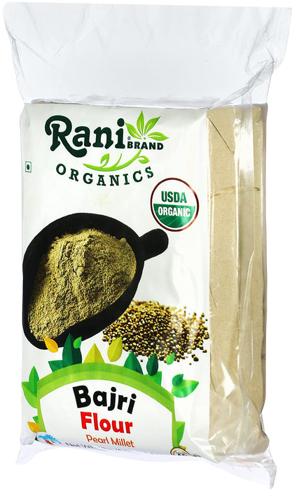 Rani Organic Bajri Flour (Pearl Millet) 64oz (4lbs) 1.81kg Bulk ~ All Natural | Gluten Friendly | NON-GMO | Indian Origin | USDA Certified Organic