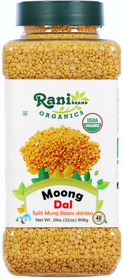 Rani Organic Moong Dal 32oz