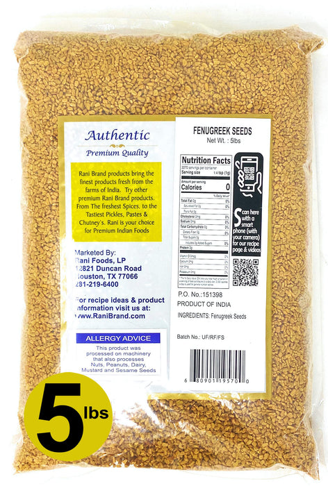 Rani Fenugreek (Methi) Seeds {11 Sizes Available}