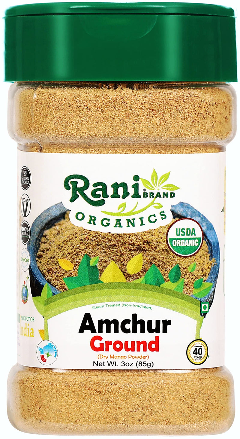 Rani Organic Amchur Ground (Dry Mango Powder) 3oz