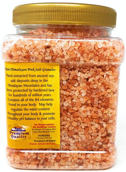 Rani Himalayan Pink Salt Granules {8 Sizes Available}