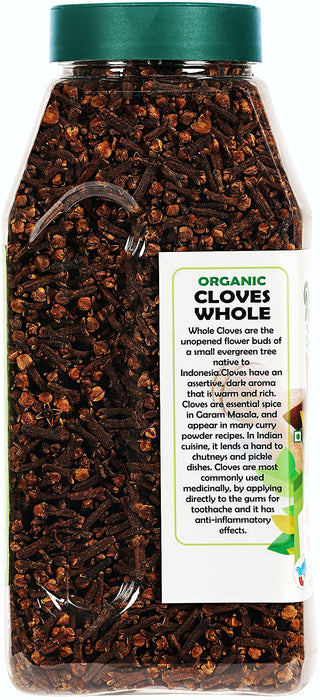 Rani Organic Cloves Whole (Laung Sabut) 12oz (340g) PET Jar, Great for Food, Tea, Pomander Balls and Potpourri ~ All Natural | USDA Certified Organic