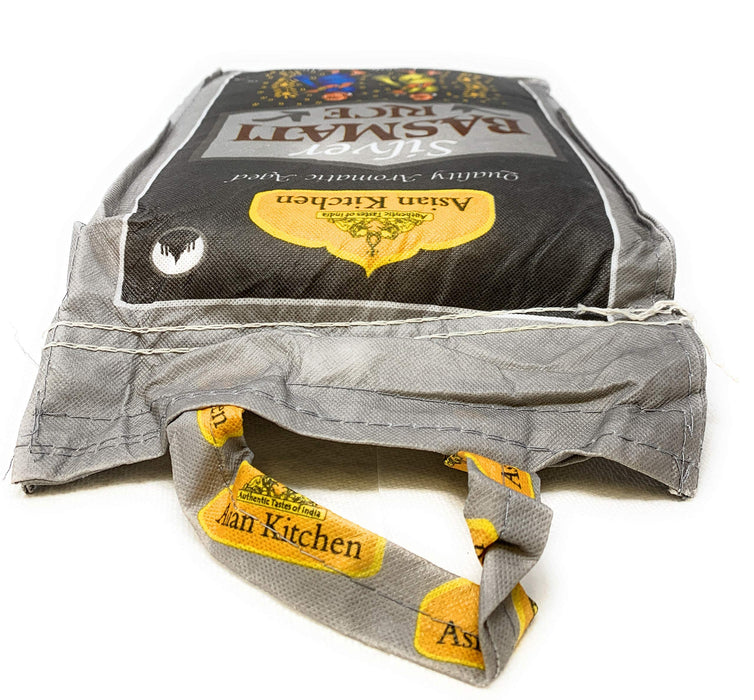 Asian Kitchen Silver White Basmati Rice Aged, 4 Pound (4lbs, 1.81kg) ~ All Natural | Gluten Friendly | Vegan | Indian Origin | Export Quality